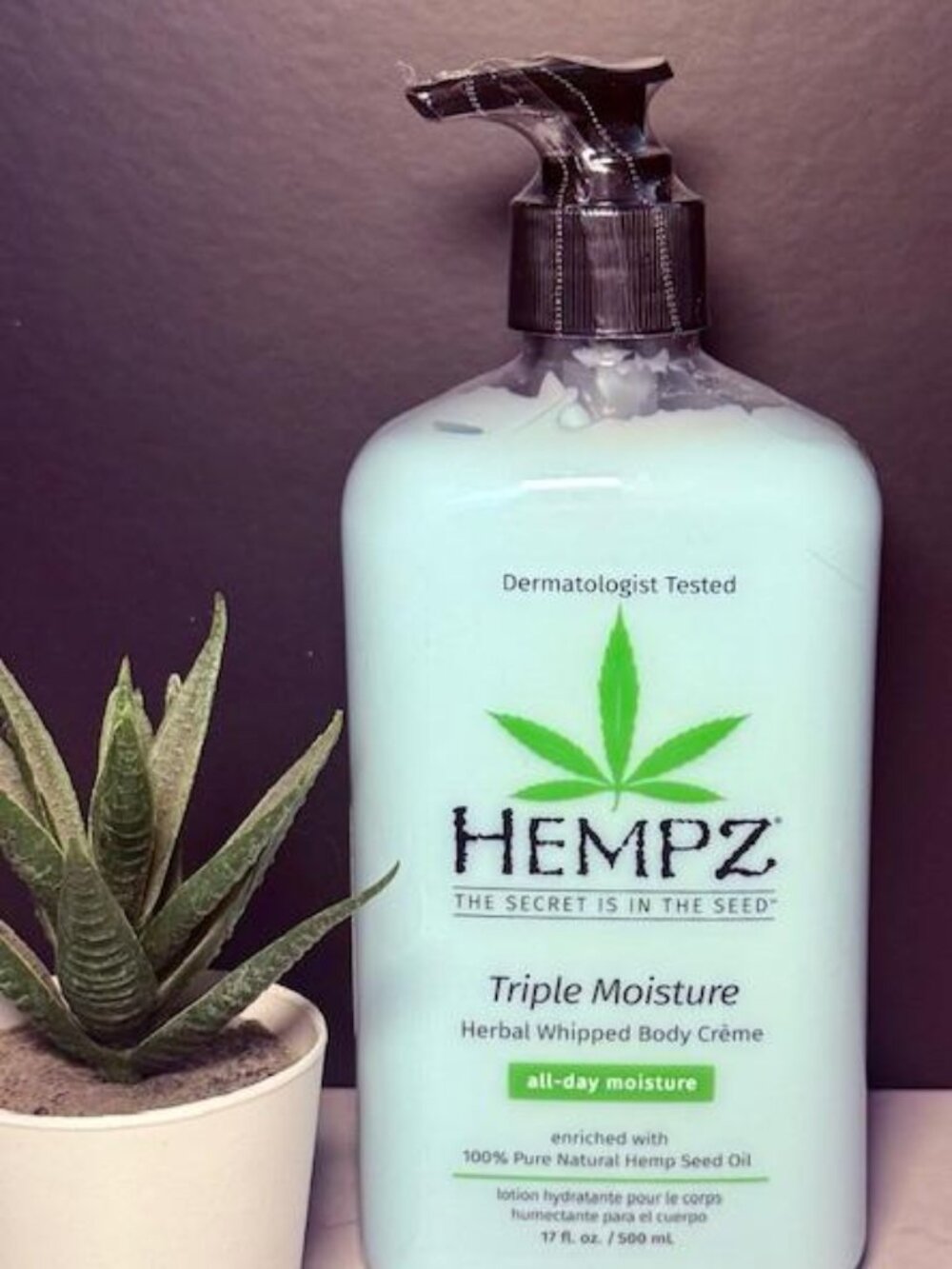 Hempz Triple Moisture Body Lotion 🌿 Herbal Whipped 17 oz NEW